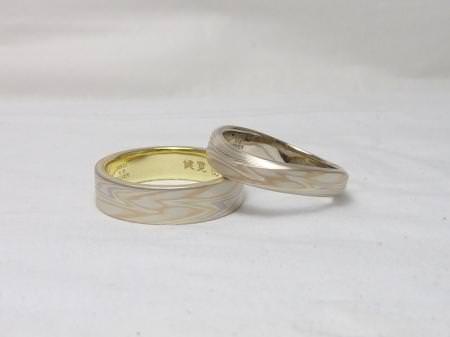 110814木目金の結婚指輪＿大阪本店002②