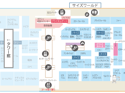 あべのハルカス近鉄本店フロアマップ