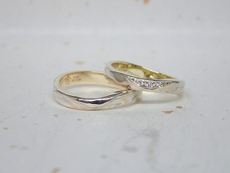 15071703木目金の婚約指輪と結婚指輪Ｎ＿002.JPG