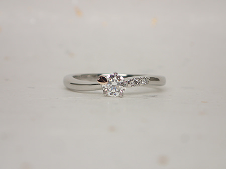 15091301プラチナの婚約指輪と木目金の結婚指輪N＿005.JPG