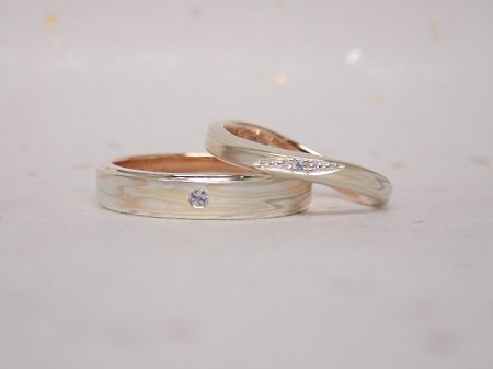 16021402木目金の結婚指輪Ｋ_004.JPG