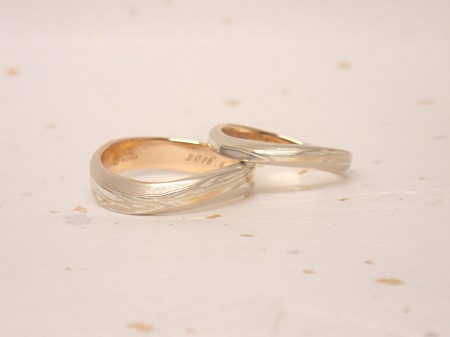 16070901木目金の結婚指輪Ｋ (2).JPG