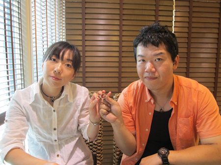 16082001木目金の婚約指輪と結婚指輪Ｍ＿001.JPG