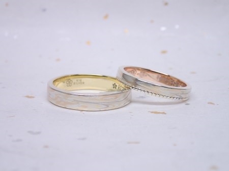 16112602木目金の結婚指輪.JPG