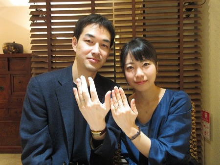 18040701木目金の婚約指輪、結婚指輪_003.JPG