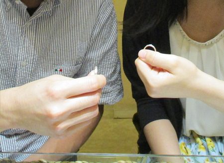 18083101木目金の結婚指輪_G002.JPG