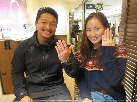 18120801木目金の婚約指輪と結婚指輪＿F003.JPG