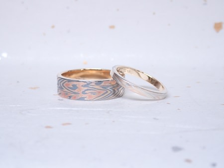 18120801木目金の婚約指輪と結婚指輪＿F005.JPG