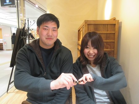 19031701木目金の婚約指輪・結婚指輪_F001.JPG