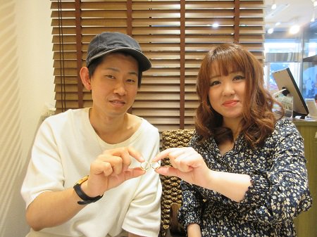 19060902木目金の結婚指輪と婚約指輪_D001.JPG