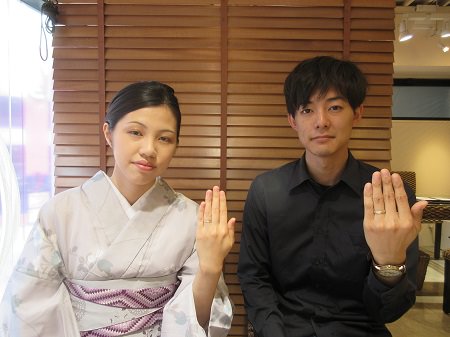 19071001木目金の結婚指輪ーJ003.JPG