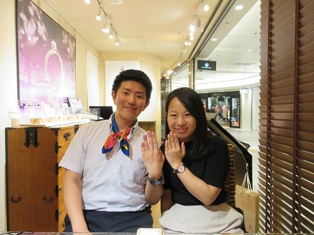 19081001木目金の婚約結婚指輪＿F003.JPG