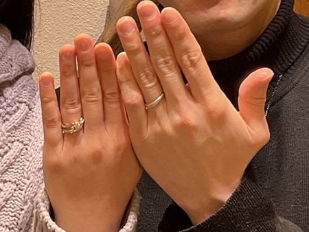 2025050805木目金の婚約指輪結婚指輪003.JPG