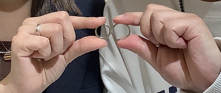 婚約指輪・結婚指輪【桜あわせ】 | 杢目金屋 お客様の声(32,000