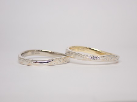 22112601木目金の婚約指輪結婚指輪C004.JPG