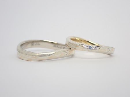 23070905木目金の婚約結婚指輪U004.JPG