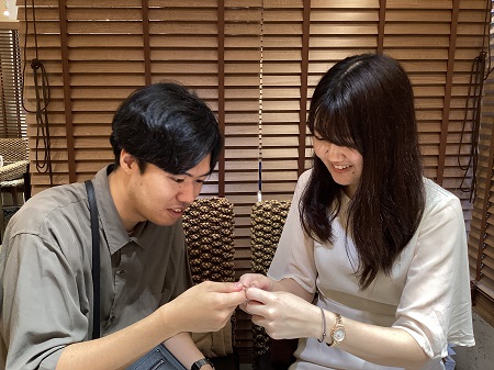 如月空さま専用　フェナカイト指輪オーダー注文ご相談ページ 婚約指輪【桜一輪】 | 杢目金屋 お客様の声(32,000件)クチコミ