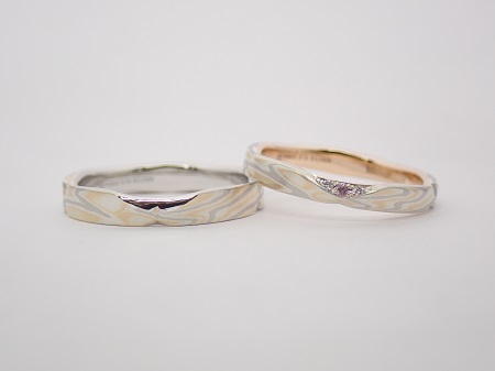 【希望者のみラッピング無料】 婚約指輪・結婚指輪【桜あわせ】 | 杢目金屋 お客様の声(32,000 15号～