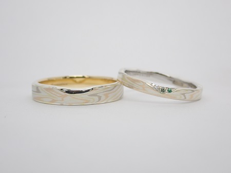 25042602木目金の結婚指輪K004.JPG