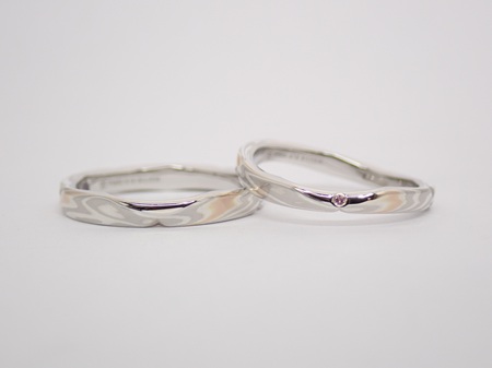 marry様♡専用 婚約指輪・結婚指輪【桜あわせ】 | 杢目金屋 お客様の声(32,000