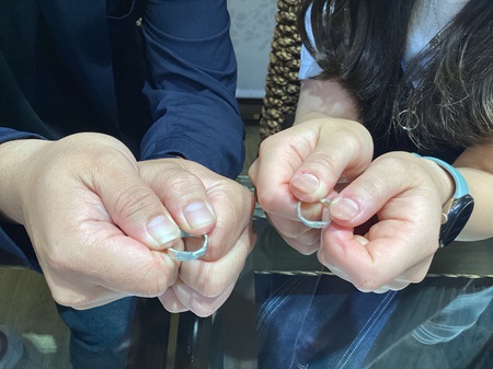 25082301木目金の婚約指輪・結婚指輪S002.JPG
