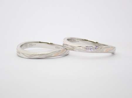 25082303木目金の婚約指輪・結婚指輪H004.JPG