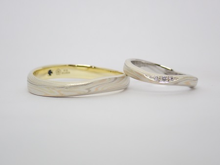 25090604木目金の婚約指輪・結婚指輪OM002.JPG
