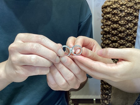 結婚指輪【木目金V字】 | 杢目金屋 お客様の声(34,000件)クチコミ