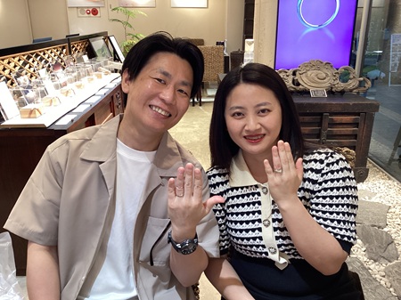 25091403木目金の婚約指輪と結婚指輪B003.JPG