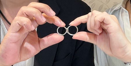 ベー太郎 【杢目金屋 】K18/SVマリッジリング　結婚指輪　18号 結婚指輪（マリッジリング）デザイン一覧 | 結婚指輪・婚約指輪