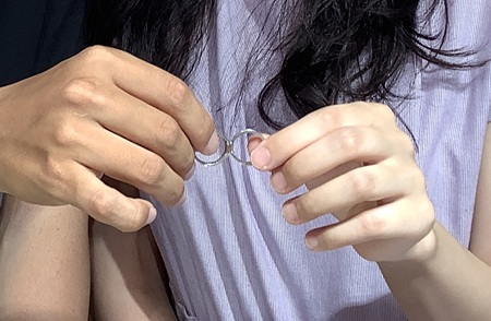25100401木目金の婚約指輪・結婚指輪H002.JPG