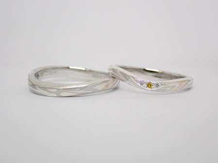 ベー太郎 【杢目金屋 】K18/SVマリッジリング 結婚指輪 18号 値下げ