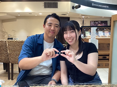 25101401木目金の結婚指輪 OM001.JPG