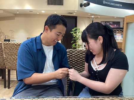 25101401木目金の結婚指輪 OM002.JPG