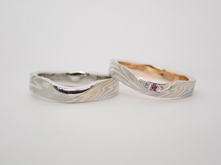 婚約指輪・結婚指輪【桜あわせ】 | 杢目金屋 お客様の声(32,000