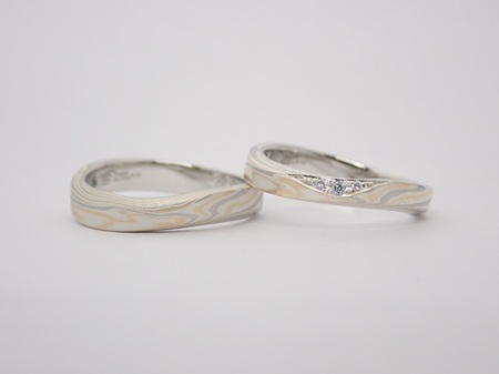 25110508木目金のご婚約指輪・ご結婚指輪J004-2.JPG