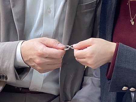 25112201木目金の婚約指輪・結婚指輪OM 002.JPG