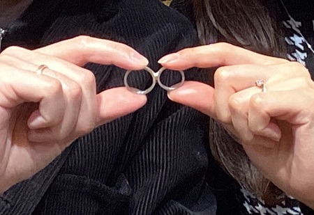 婚約指輪・結婚指輪【木目つむぎ】 | オーダーメイド事例一覧｜和の