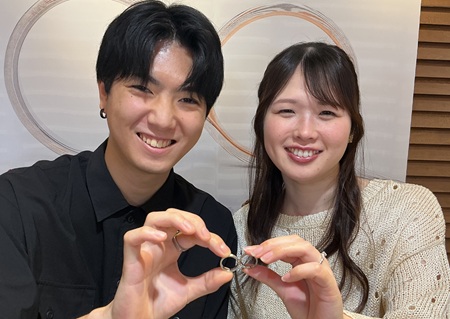 結婚指輪【雪銀花】オーダーメイド事例｜和のオーダーメイド結婚指輪