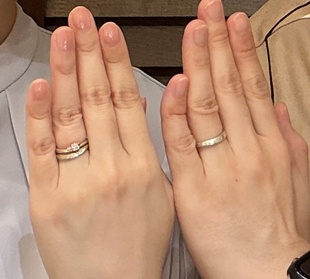 婚約指輪・結婚指輪【恋風】オーダーメイド事例｜和のオーダーメイド