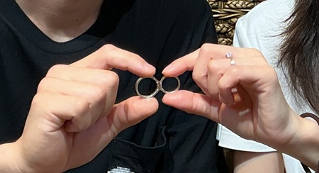 結婚指輪【雪銀花】オーダーメイド事例｜和のオーダーメイド結婚指輪