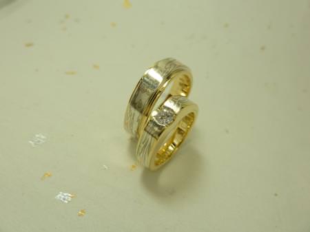 101207木目金の結婚指輪表参道本店②.JPG