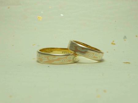 11050202木目金の結婚指輪　表参道本店002.jpg