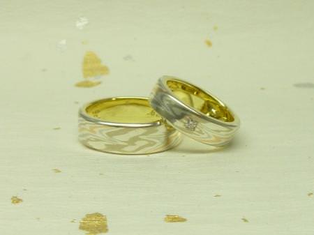 11052801木目金の結婚指輪　表参道本店002.jpg