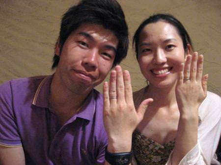 110629木目金の結婚指輪　表参道本店002.JPG
