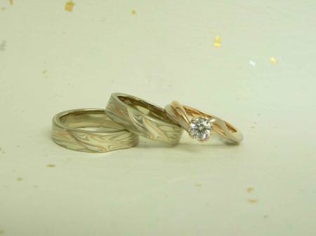 110630木目金の結婚指輪　表参道本店002.jpg