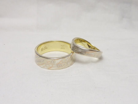 110821木目金の結婚指輪＿神戸店002.jpg