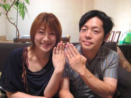 110804木目金の結婚指輪＿大阪本店①