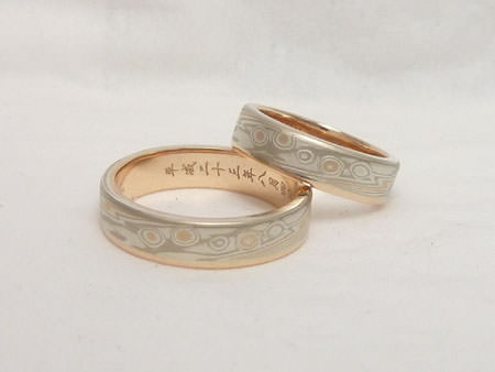 7月30日+木目金の結婚指輪+_銀座店002.JPG