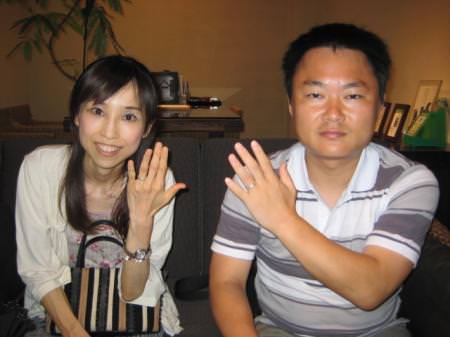 110806木目金の結婚指輪＿大阪本店①